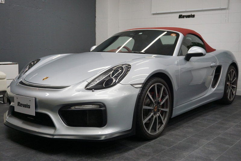 ポルシェ ボクスター Boxster（Type.981）S  PDK 2014y SpyderFACE スポーツクロノパッケージ  スポーツエグゾースト オールレザーインテリア クラシック20ホイール 中古車 中古車