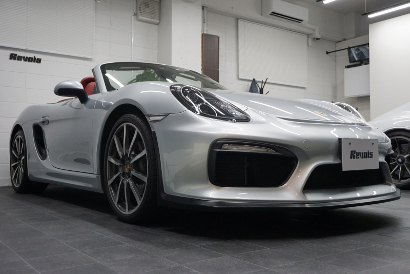 ポルシェ ボクスター Boxster（Type.981）S  PDK 2014y SpyderFACE スポーツクロノパッケージ  スポーツエグゾースト オールレザーインテリア クラシック20ホイール 中古車 中古車