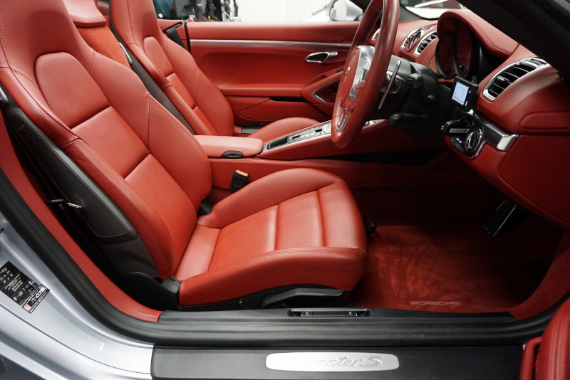 ポルシェ ボクスター Boxster（Type.981）S  PDK 2014y SpyderFACE スポーツクロノパッケージ  スポーツエグゾースト オールレザーインテリア クラシック20ホイール 中古車 中古車