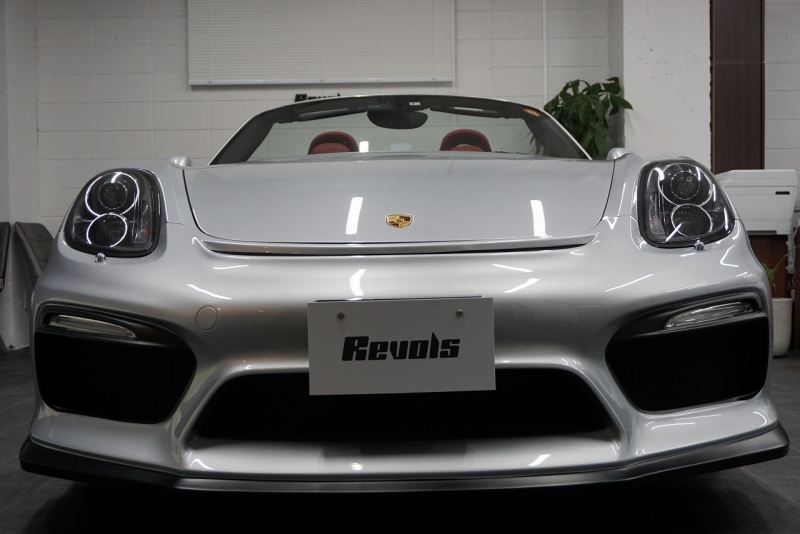 ポルシェ ボクスター Boxster（Type.981）S  PDK 2014y SpyderFACE スポーツクロノパッケージ  スポーツエグゾースト オールレザーインテリア クラシック20ホイール 中古車 中古車