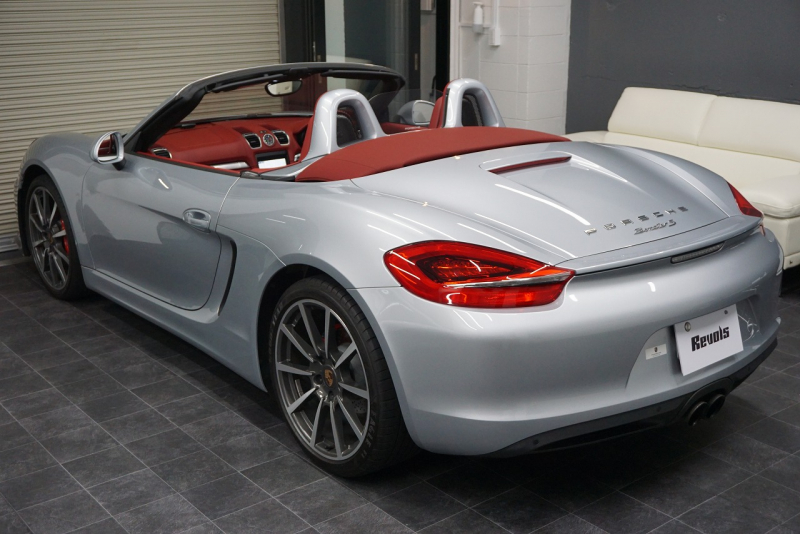 ポルシェ ボクスター Boxster（Type.981）S  PDK 2014y SpyderFACE スポーツクロノパッケージ  スポーツエグゾースト オールレザーインテリア クラシック20ホイール 中古車 中古車