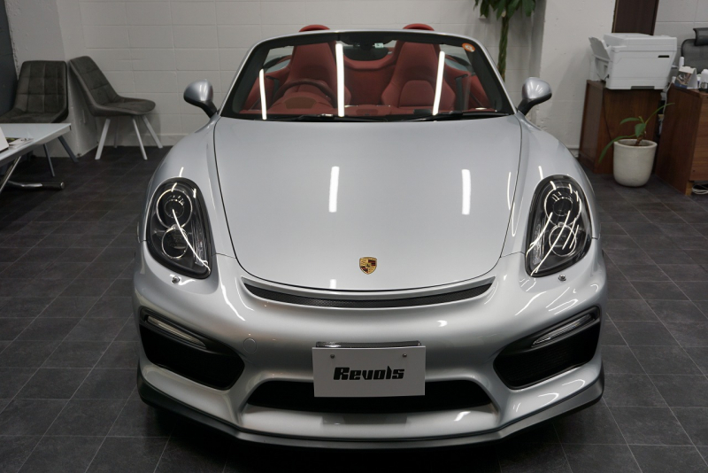 ポルシェ ボクスター Boxster（Type.981）S  PDK 2014y SpyderFACE スポーツクロノパッケージ  スポーツエグゾースト オールレザーインテリア クラシック20ホイール 中古車 中古車