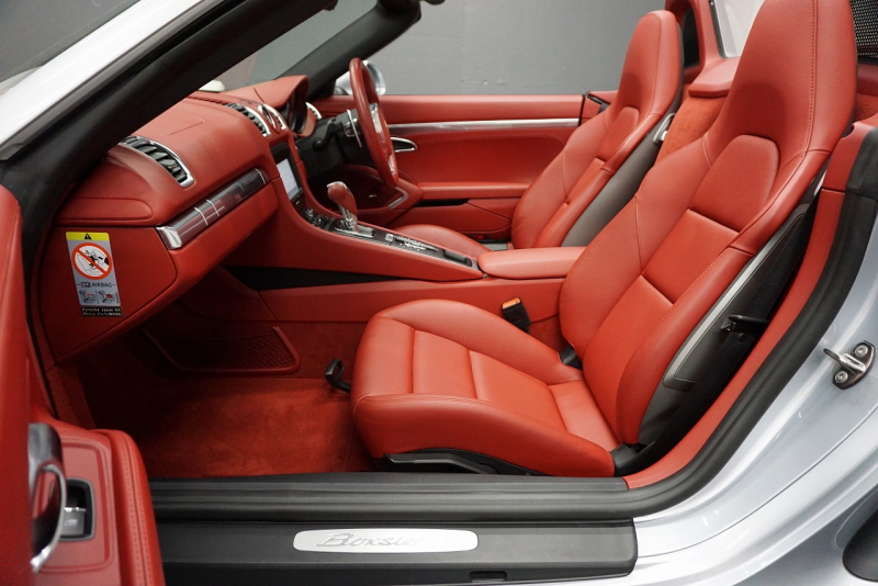 ポルシェ ボクスター Boxster（Type.981）S  PDK 2014y SpyderFACE スポーツクロノパッケージ  スポーツエグゾースト オールレザーインテリア クラシック20ホイール 中古車 中古車