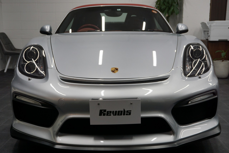 ポルシェ ボクスター Boxster（Type.981）S  PDK 2014y SpyderFACE スポーツクロノパッケージ  スポーツエグゾースト オールレザーインテリア クラシック20ホイール 中古車 中古車