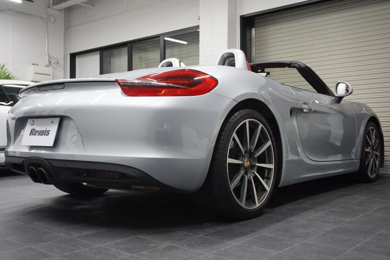 ポルシェ ボクスター Boxster（Type.981）S  PDK 2014y SpyderFACE スポーツクロノパッケージ  スポーツエグゾースト オールレザーインテリア クラシック20ホイール 中古車 中古車