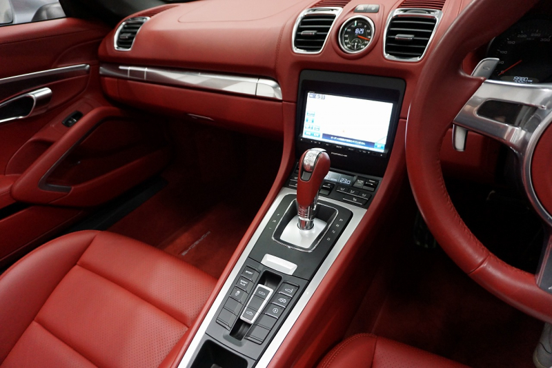 ポルシェ ボクスター Boxster（Type.981）S  PDK 2014y SpyderFACE スポーツクロノパッケージ  スポーツエグゾースト オールレザーインテリア クラシック20ホイール 中古車 中古車