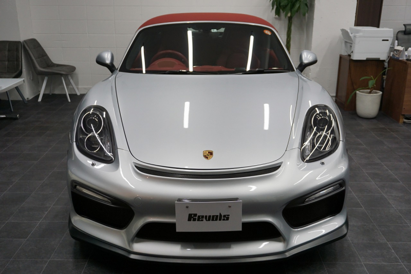 ポルシェ ボクスター Boxster（Type.981）S  PDK 2014y SpyderFACE スポーツクロノパッケージ  スポーツエグゾースト オールレザーインテリア クラシック20ホイール 中古車 中古車