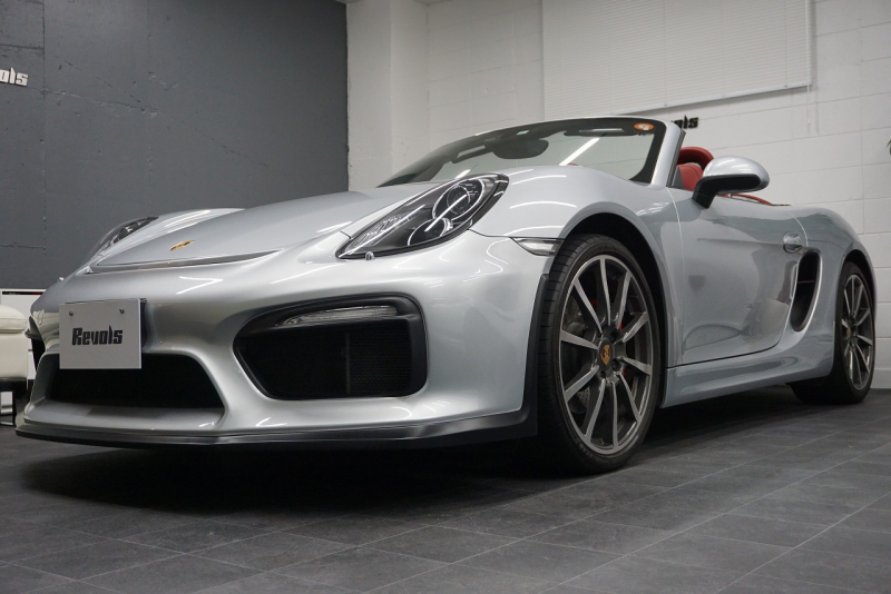 ポルシェ ボクスター Boxster（Type.981）S  PDK 2014y SpyderFACE スポーツクロノパッケージ  スポーツエグゾースト オールレザーインテリア クラシック20ホイール 中古車 中古車