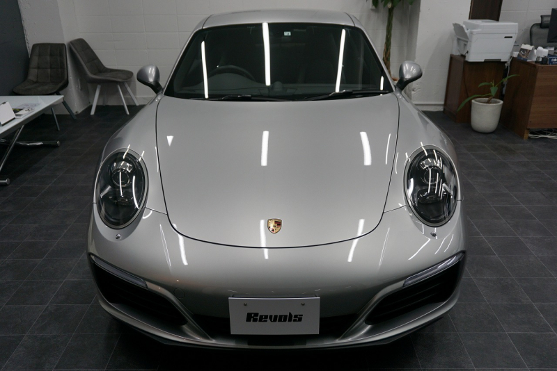 ポルシェ 911(Type991.2) 911Carrera 7MT スポーツクロノパッケージ RSスパイダー20ホイール  エントリー＆ドライブ GTシルバーメタリック 中古車 中古車