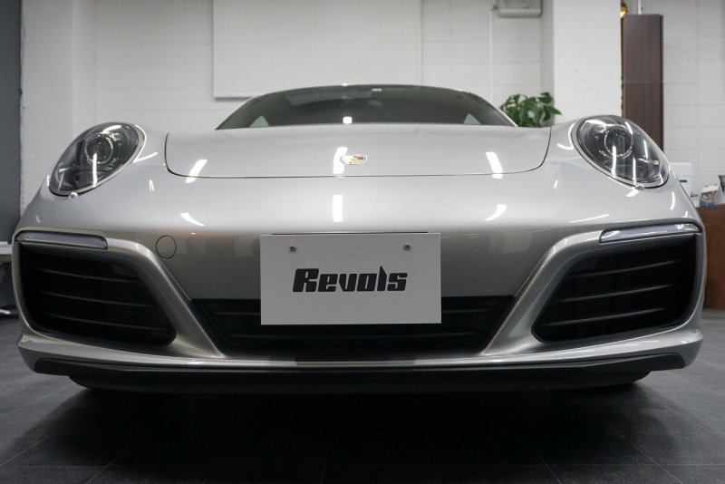 ポルシェ 911(Type991.2) 911Carrera 7MT スポーツクロノパッケージ RSスパイダー20ホイール  エントリー＆ドライブ GTシルバーメタリック 中古車 中古車