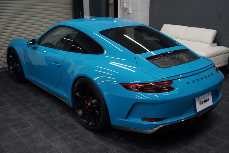 ポルシェ 911(Type991.2) 911GT3 （991.2）Touring Package スポーツクロノ Fリフト  オールレザーINT マイアミブルー OP3,666,000 中古車 中古車