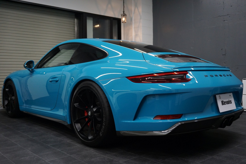 ポルシェ 911(Type991.2) 911GT3 （991.2）Touring Package スポーツクロノ Fリフト  オールレザーINT マイアミブルー OP3,666,000 中古車 中古車