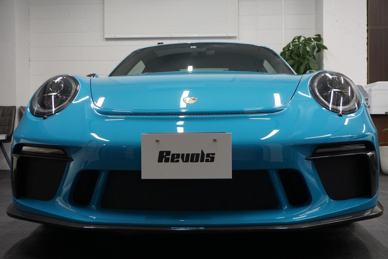 ポルシェ 911(Type991.2) 911GT3 （991.2）Touring Package スポーツクロノ Fリフト  オールレザーINT マイアミブルー OP3,666,000 中古車 中古車