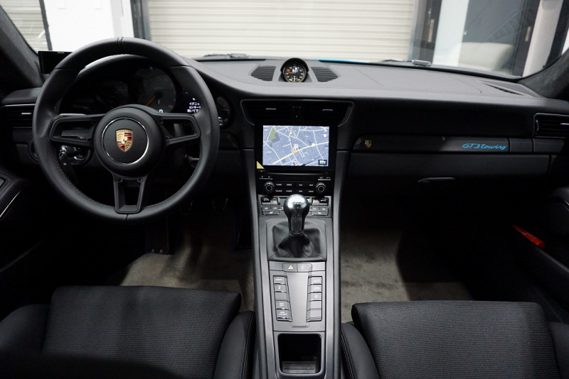 ポルシェ 911(Type991.2) 911GT3 （991.2）Touring Package スポーツクロノ Fリフト  オールレザーINT マイアミブルー OP3,666,000 中古車 中古車