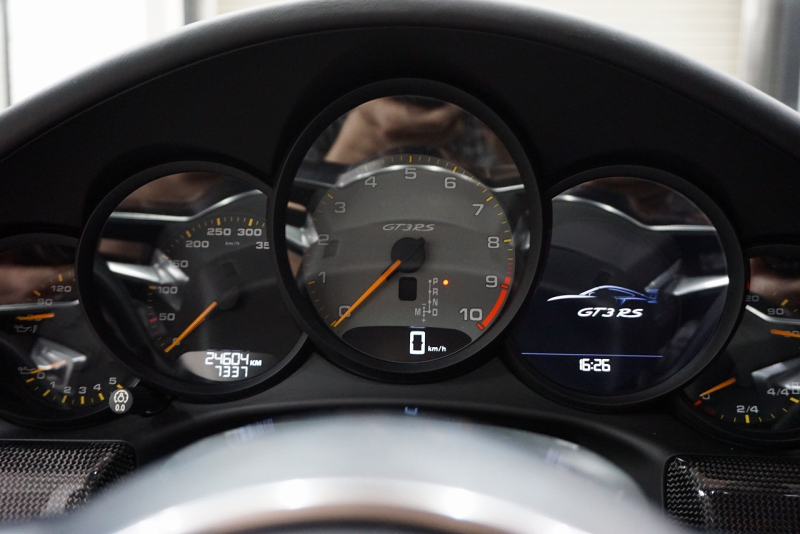 ポルシェ 911(Type991.1) GT3RS LEDヘッドライト PCCB フロントリフト スポーツクロノ ラバオレンジ OP416.6  中古車