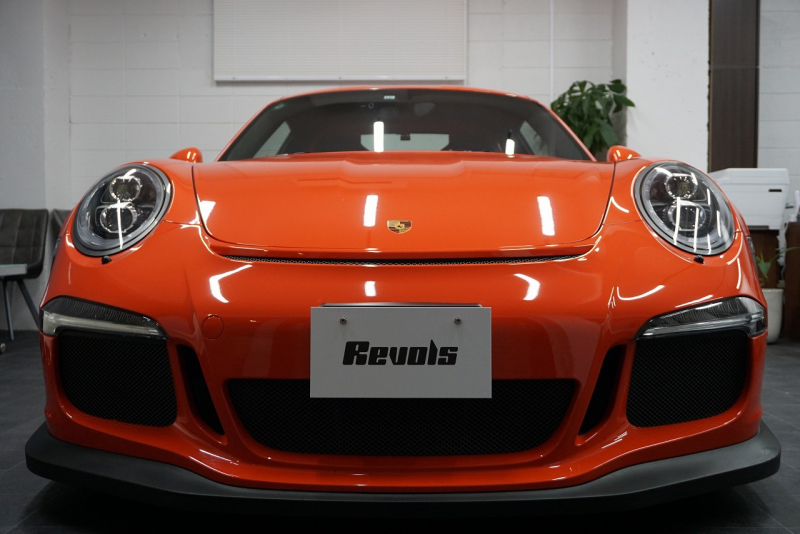ポルシェ 911(Type991.1) GT3RS LEDヘッドライト PCCB フロントリフト スポーツクロノ ラバオレンジ OP416.6  中古車