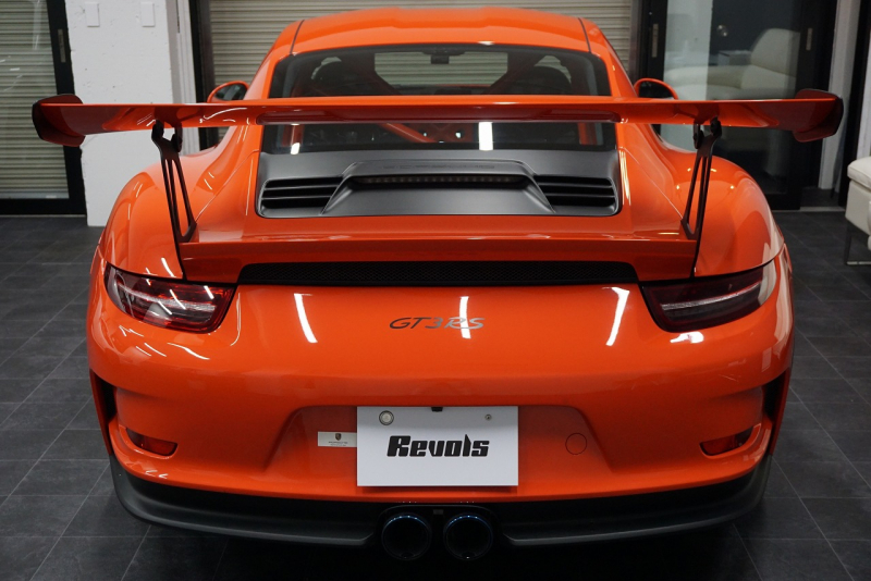ポルシェ 911(Type991.1) GT3RS LEDヘッドライト PCCB フロントリフト スポーツクロノ ラバオレンジ OP416.6  中古車