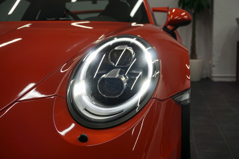 ポルシェ 911(Type991.1) GT3RS LEDヘッドライト PCCB フロントリフト スポーツクロノ ラバオレンジ OP416.6  中古車