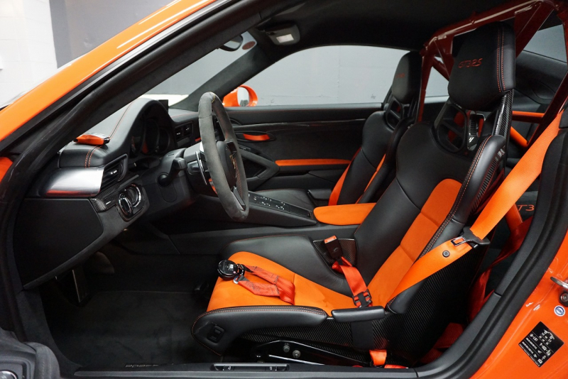 ポルシェ 911(Type991.1) GT3RS LEDヘッドライト PCCB フロントリフト スポーツクロノ ラバオレンジ OP416.6  中古車
