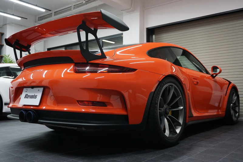 ポルシェ 911(Type991.1) GT3RS LEDヘッドライト PCCB フロントリフト スポーツクロノ ラバオレンジ OP416.6  中古車
