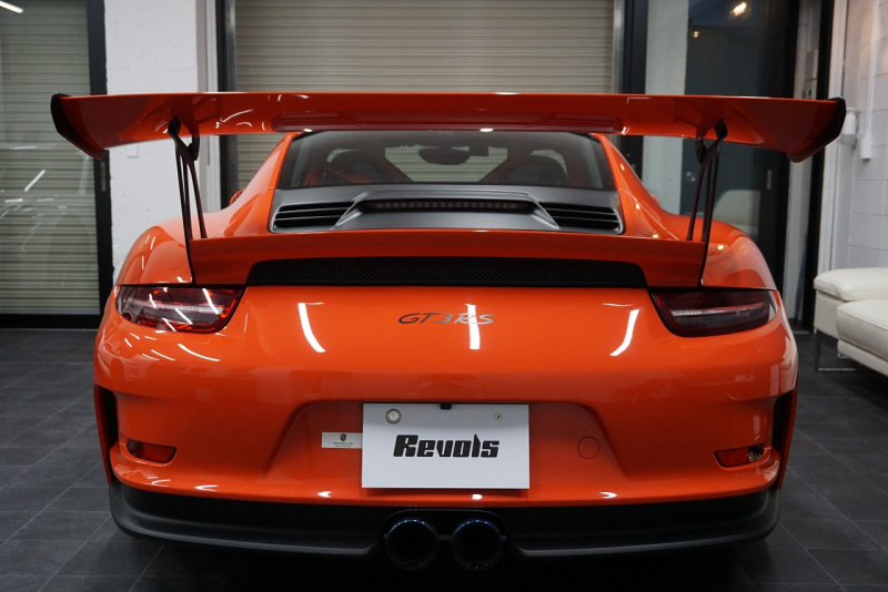 ポルシェ 911(Type991.1) GT3RS LEDヘッドライト PCCB フロントリフト スポーツクロノ ラバオレンジ OP416.6  中古車