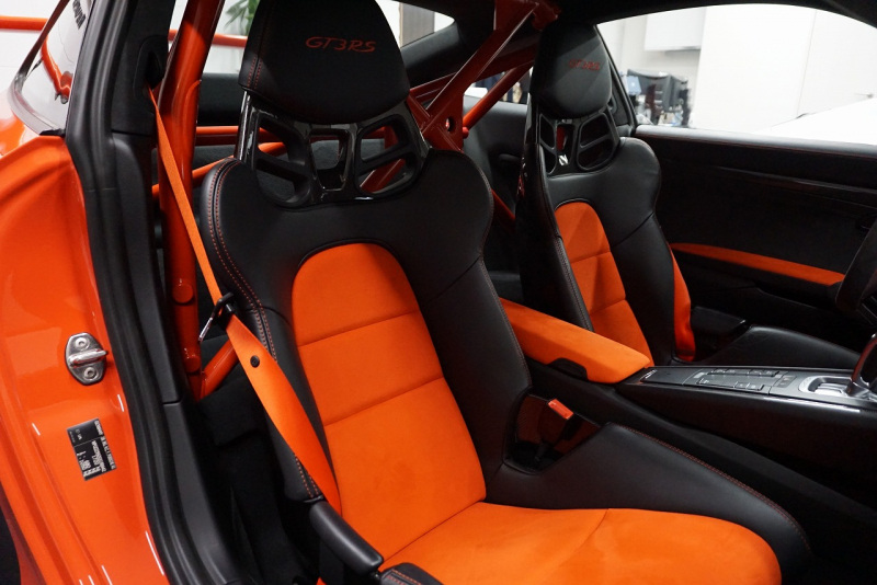 ポルシェ 911(Type991.1) GT3RS LEDヘッドライト PCCB フロントリフト スポーツクロノ ラバオレンジ OP416.6  中古車