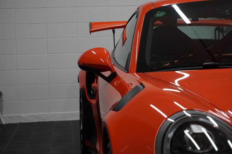 ポルシェ 911(Type991.1) GT3RS LEDヘッドライト PCCB フロントリフト スポーツクロノ ラバオレンジ OP416.6  中古車
