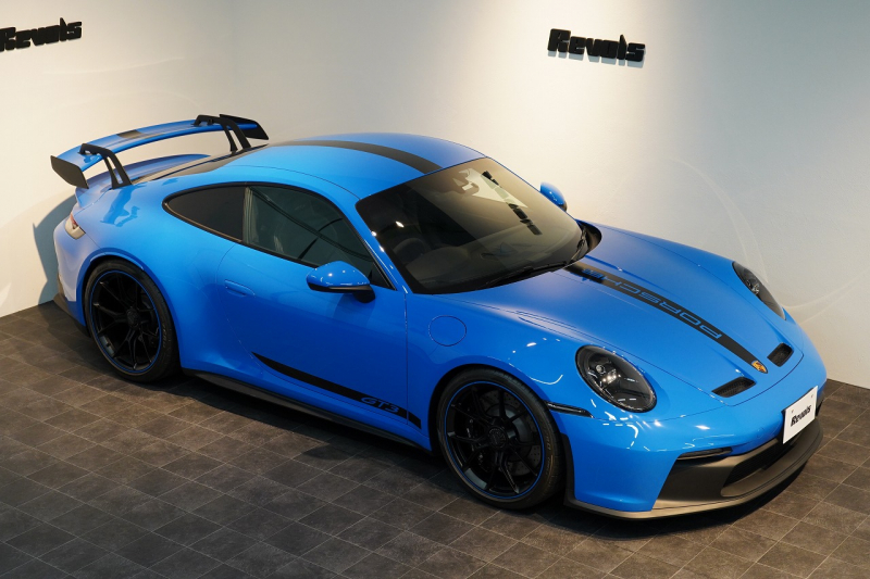 ポルシェ 911(Type992) GT3 6MT フロントリフト スポーツクロノ LEDヘッド シャークブルー  中古車