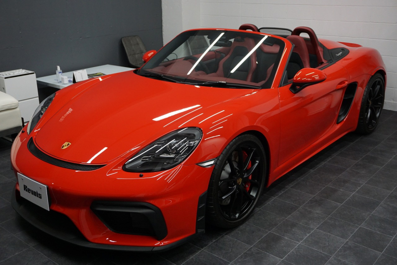 ポルシェ 718スパイダー 718Spyder PDK スパイダークラシックインテリア LEDヘッドライト  中古車