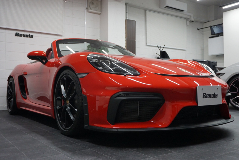 ポルシェ 718スパイダー 718Spyder PDK スパイダークラシックインテリア LEDヘッドライト  中古車