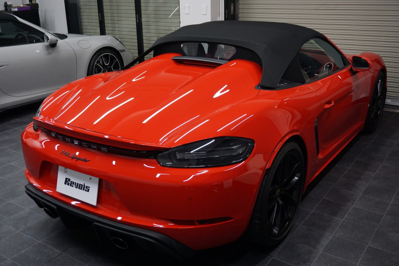 ポルシェ 718スパイダー 718Spyder PDK スパイダークラシックインテリア LEDヘッドライト  中古車