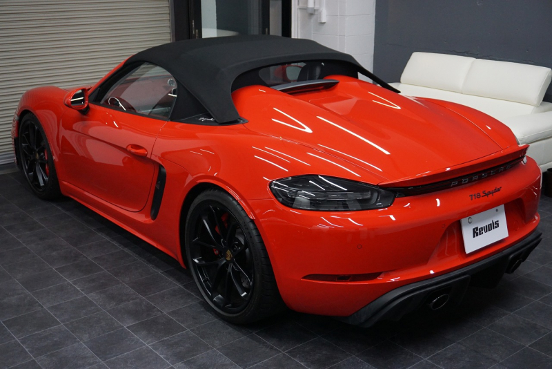 ポルシェ 718スパイダー 718Spyder PDK スパイダークラシックインテリア LEDヘッドライト  中古車