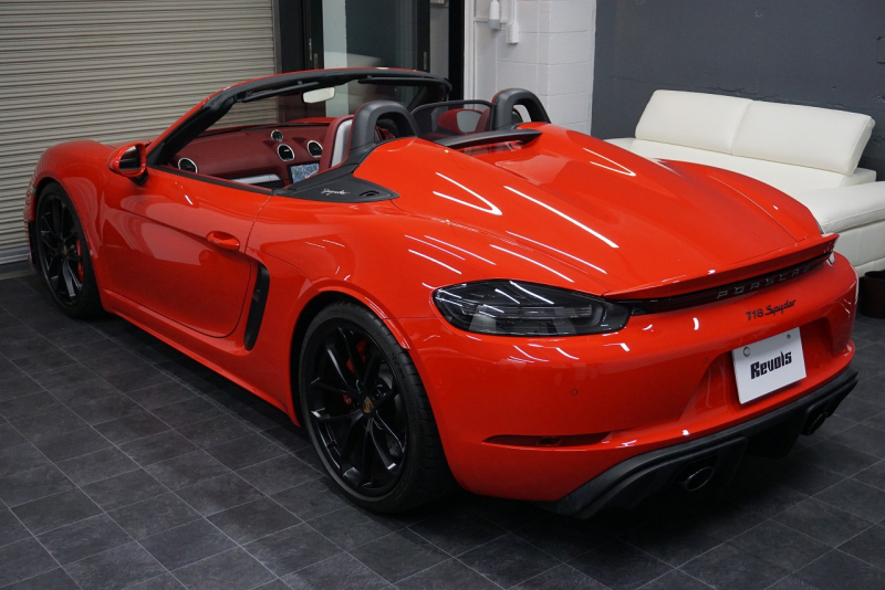 ポルシェ 718スパイダー 718Spyder PDK スパイダークラシックインテリア LEDヘッドライト  中古車