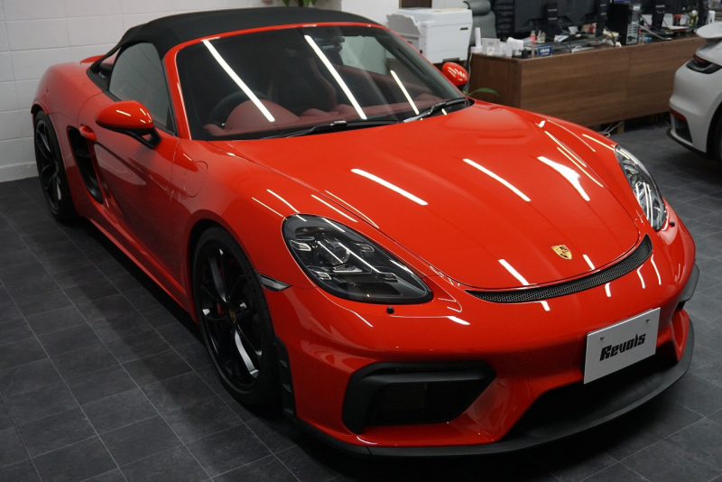 ポルシェ 718スパイダー 718Spyder PDK スパイダークラシックインテリア LEDヘッドライト  中古車