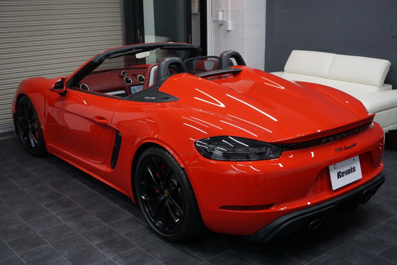 ポルシェ 718スパイダー 718Spyder PDK スパイダークラシックインテリア LEDヘッドライト  中古車