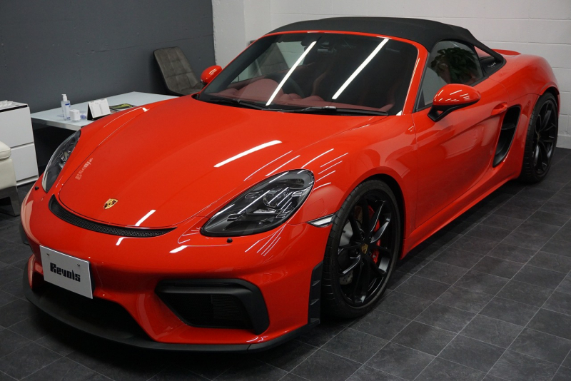 ポルシェ 718スパイダー 718Spyder PDK スパイダークラシックインテリア LEDヘッドライト  中古車