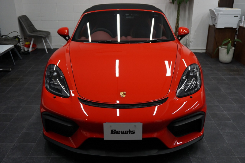 ポルシェ 718スパイダー 718Spyder PDK スパイダークラシックインテリア LEDヘッドライト  中古車