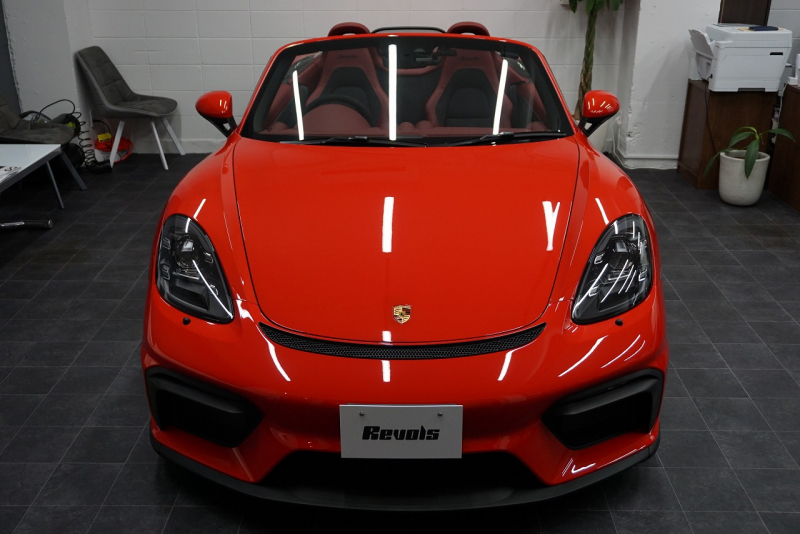 ポルシェ 718スパイダー 718Spyder PDK スパイダークラシックインテリア LEDヘッドライト  中古車