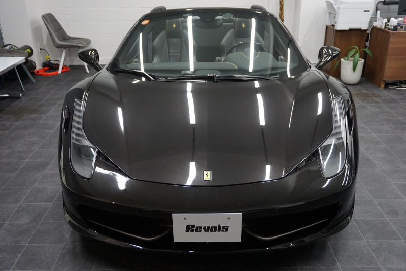 フェラーリ 458スパイダー 2015年最終年式正規ディーラー車 LEDカーボンステア ドライバーズゾーンカーボン  中古車