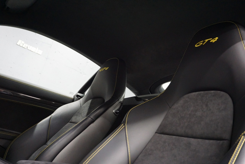 ポルシェ ケイマン GT4 PCCB アダプティブスポーツシート オールレザー＆コントラストステッチ サファイアブルー  中古車