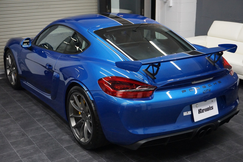 ポルシェ ケイマン GT4 PCCB アダプティブスポーツシート オールレザー＆コントラストステッチ サファイアブルー  中古車