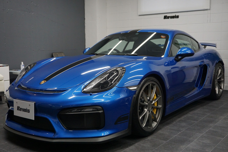 ポルシェ ケイマン GT4 PCCB アダプティブスポーツシート オールレザー＆コントラストステッチ サファイアブルー  中古車