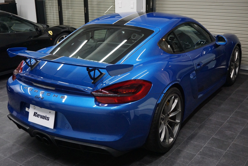 ポルシェ ケイマン GT4 PCCB アダプティブスポーツシート オールレザー＆コントラストステッチ サファイアブルー  中古車