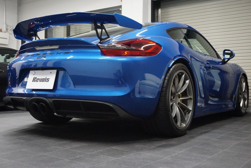 ポルシェ ケイマン GT4 PCCB アダプティブスポーツシート オールレザー＆コントラストステッチ サファイアブルー  中古車