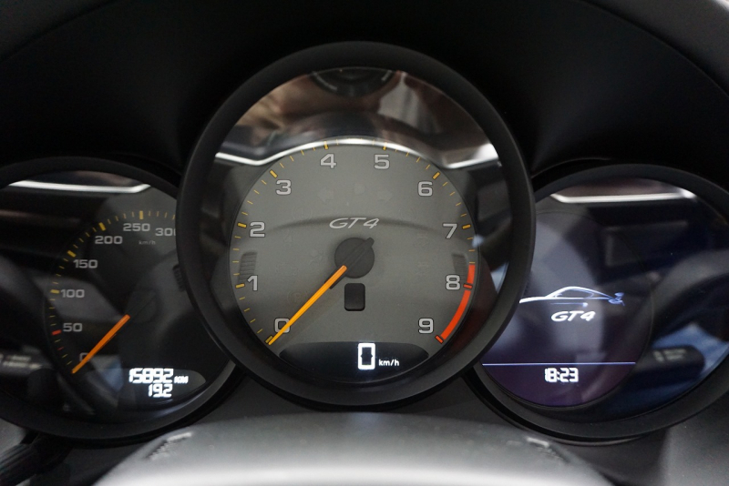 ポルシェ ケイマン GT4 PCCB アダプティブスポーツシート オールレザー＆コントラストステッチ サファイアブルー  中古車