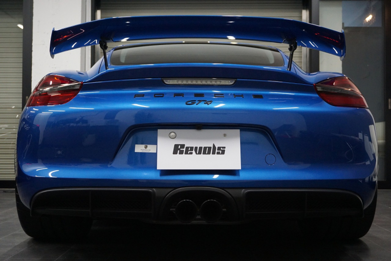 ポルシェ ケイマン GT4 PCCB アダプティブスポーツシート オールレザー＆コントラストステッチ サファイアブルー  中古車