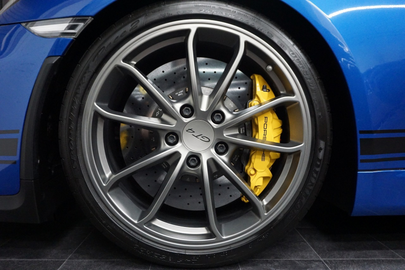 ポルシェ ケイマン GT4 PCCB アダプティブスポーツシート オールレザー＆コントラストステッチ サファイアブルー  中古車