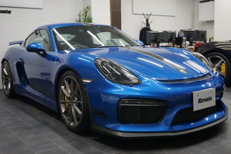 ポルシェ ケイマン GT4 PCCB アダプティブスポーツシート オールレザー＆コントラストステッチ サファイアブルー  中古車