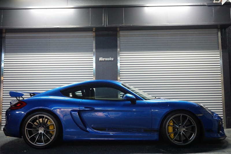 ポルシェ ケイマン GT4 PCCB アダプティブスポーツシート オールレザー＆コントラストステッチ サファイアブルー  中古車