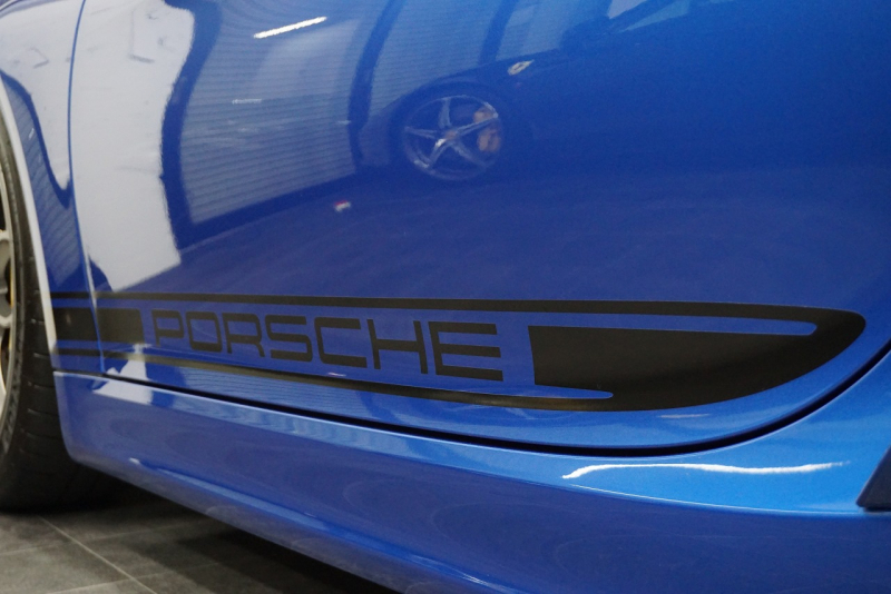 ポルシェ ケイマン GT4 PCCB アダプティブスポーツシート オールレザー＆コントラストステッチ サファイアブルー  中古車